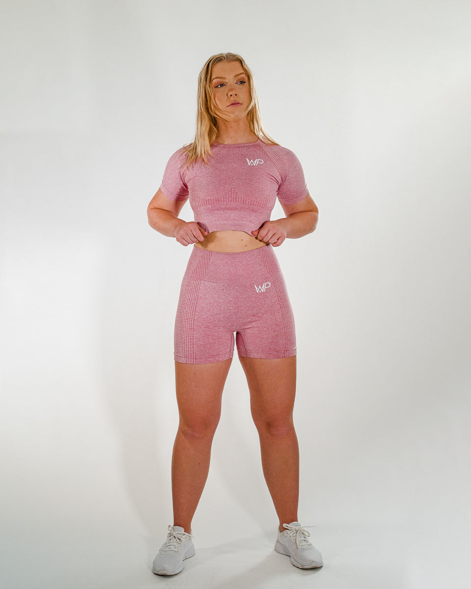 Power Seamless Shorts | Pink